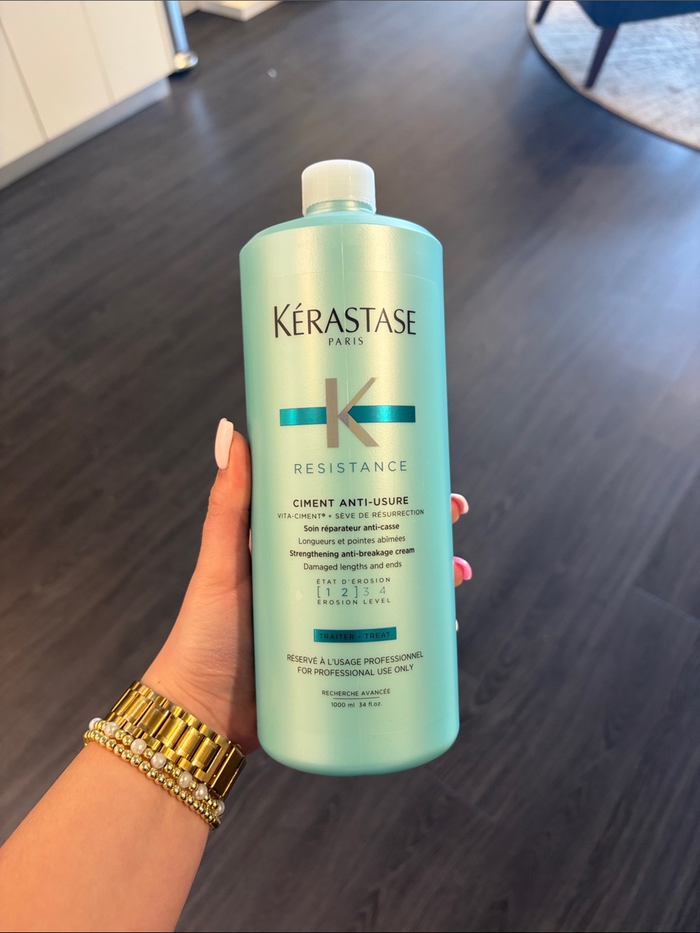 Kérastase Resistance Strengthening Conditioner - Aqua Blue